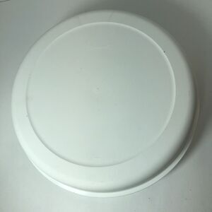 Tupperware Serving Tray Veggie Divided with Lid 1665-1 No Dip Bowl White Large